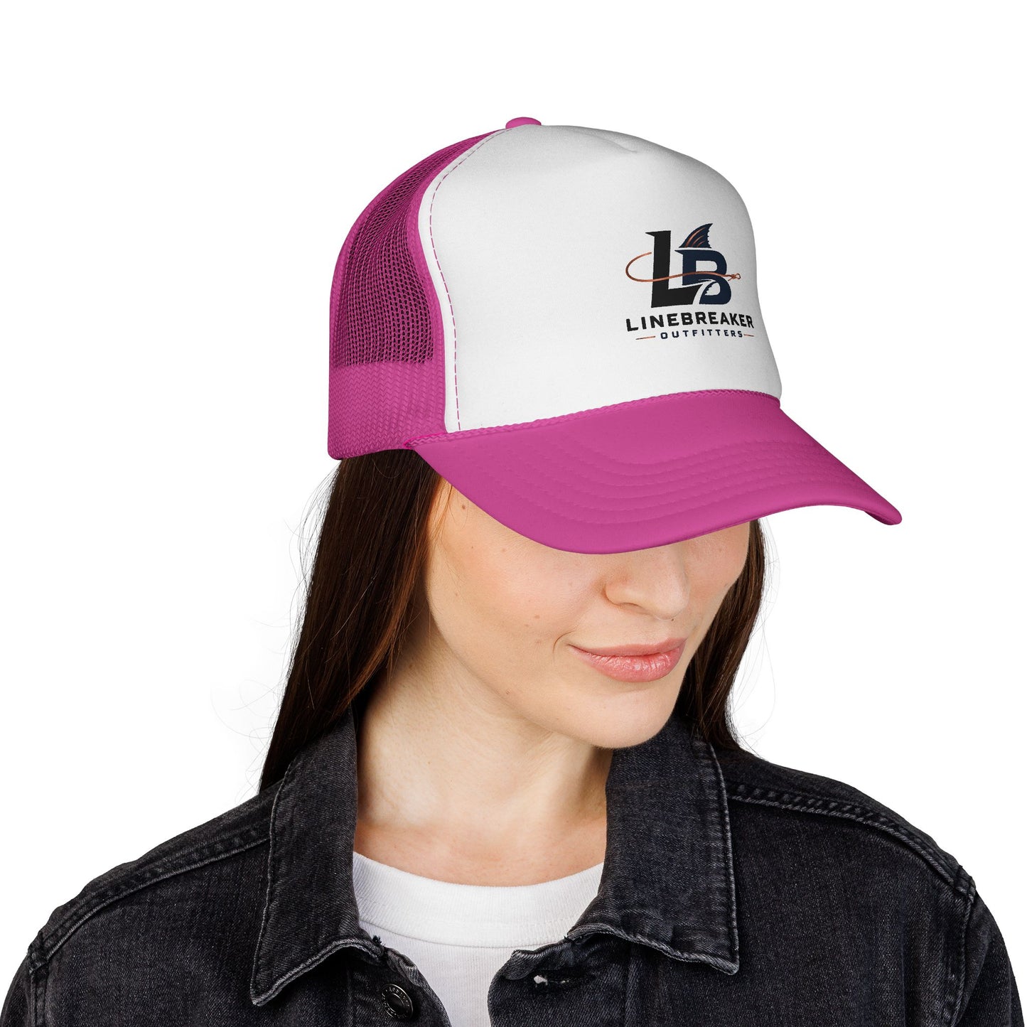 Linebreaker Outfitters Trucker Cap – Surf Shark Logo Mesh Hat