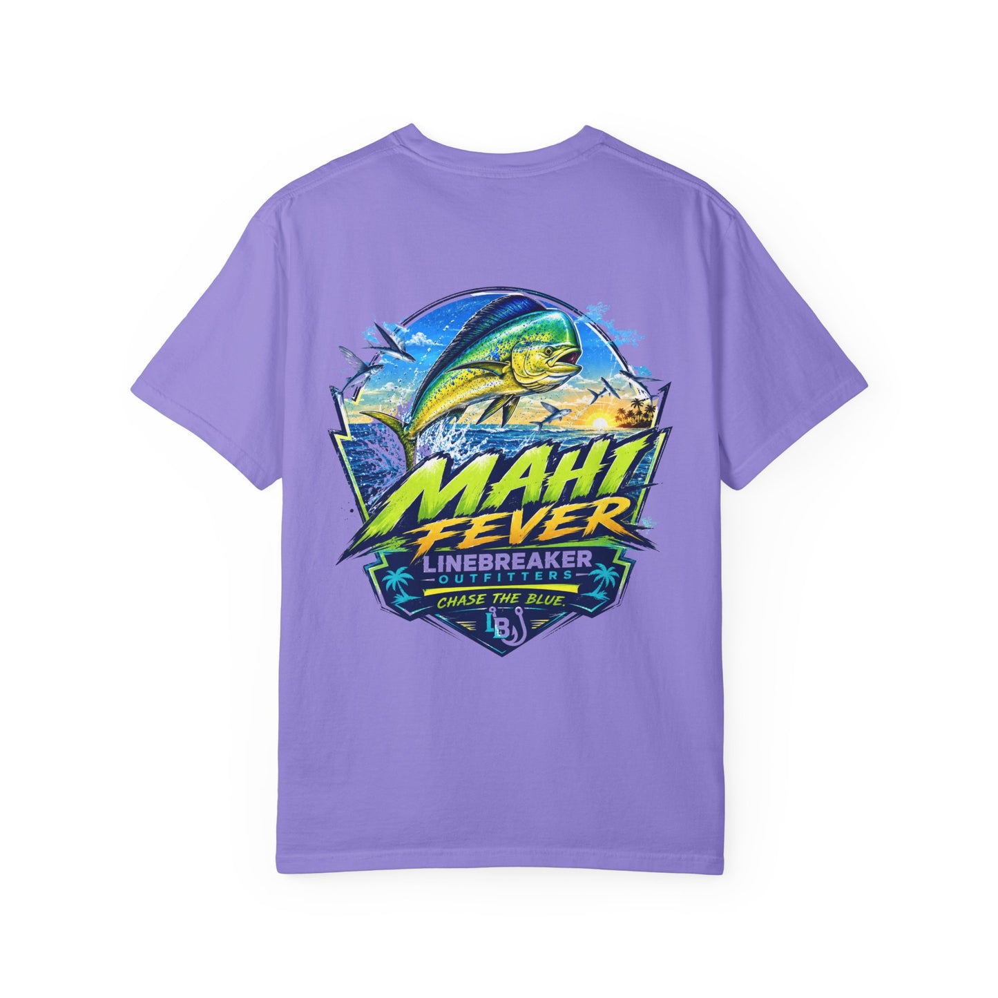 Mahi Fever Graphic T-Shirt — Linebreaker Fishing Logo Tee