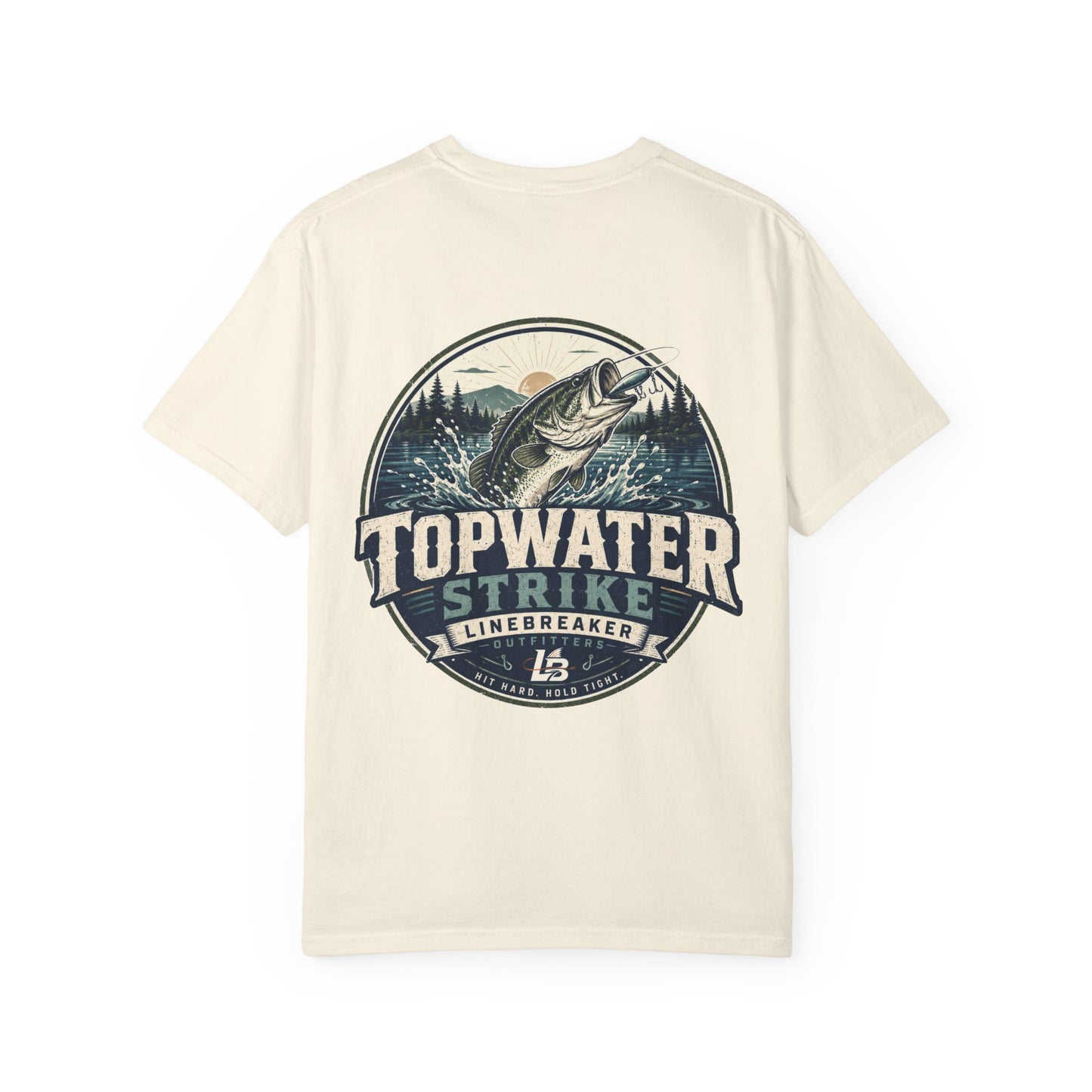 Topwater Strike Fishing T-Shirt — Linebreaker Bass Angler Tee