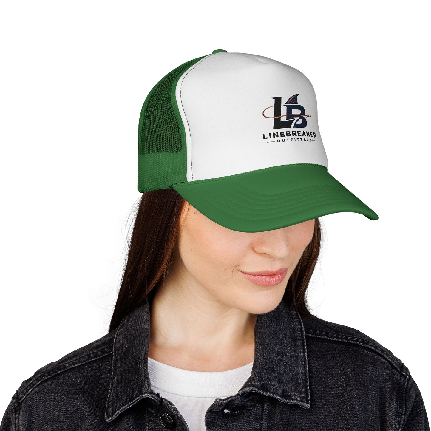 Linebreaker Outfitters Trucker Cap – Surf Shark Logo Mesh Hat