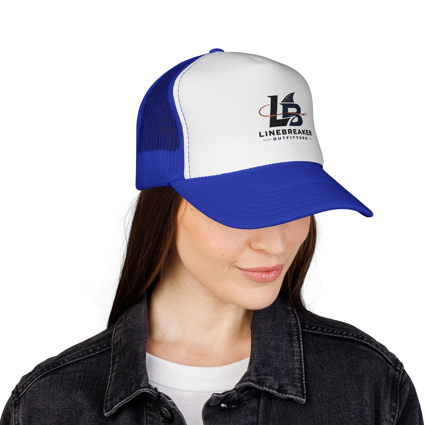 Linebreaker Outfitters Trucker Cap – Surf Shark Logo Mesh Hat