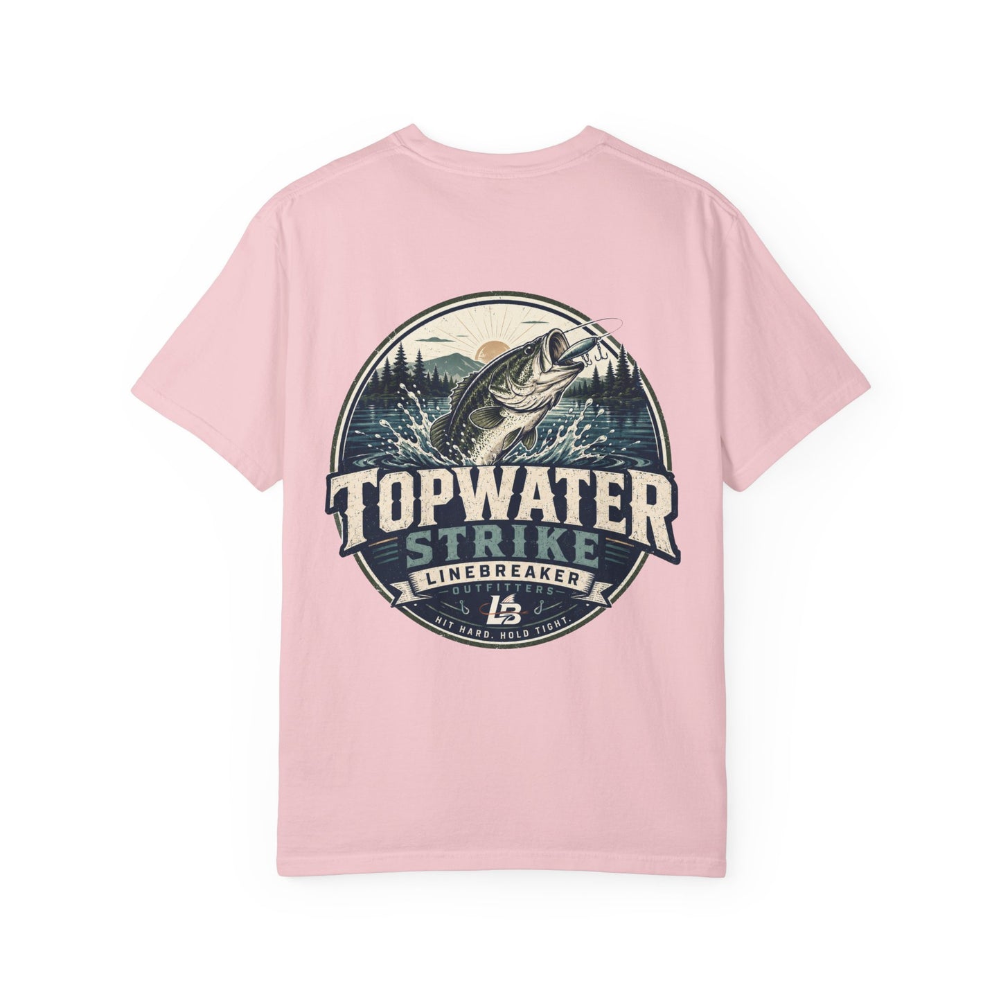 Topwater Strike Fishing T-Shirt — Linebreaker Bass Angler Tee