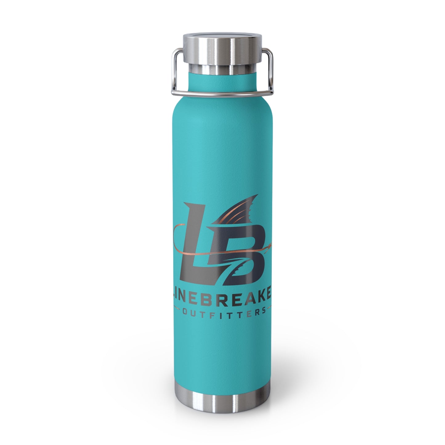 22oz Insulated Water Bottle — Linebreaker Outfitters Logo, Vacuum Copper Lined