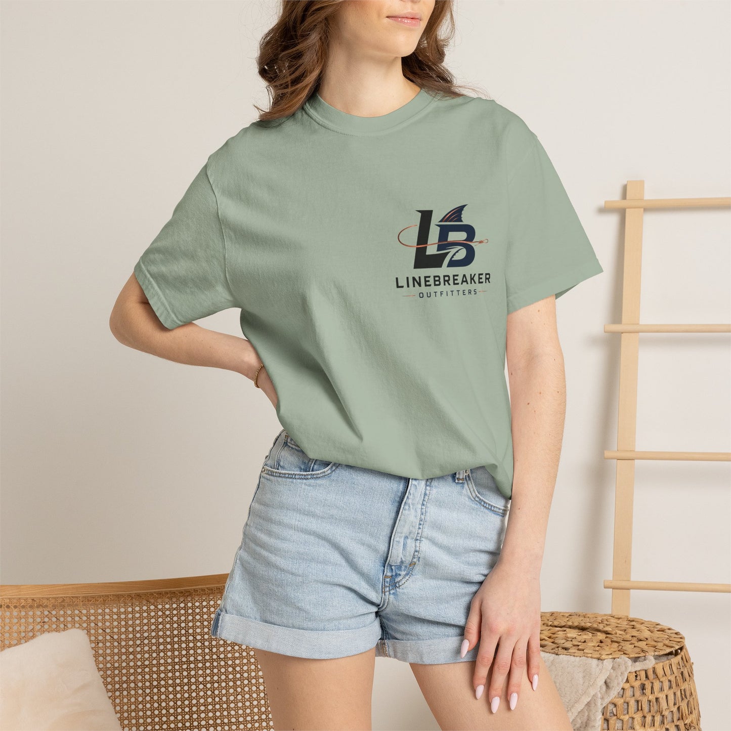 Mahi Fever Graphic T-Shirt — Linebreaker Fishing Logo Tee