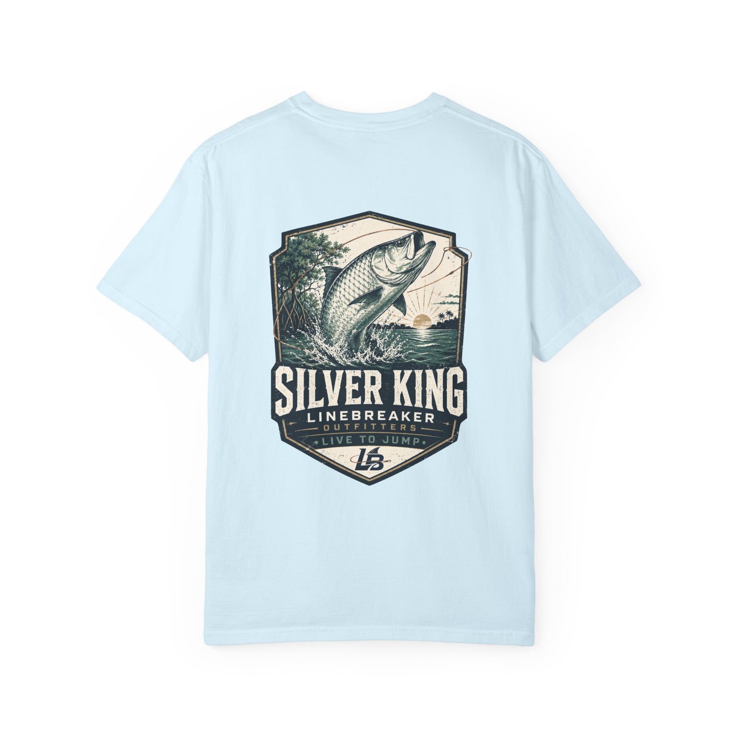 Silver King Fishing T-Shirt — Linebreaker Graphic Tee