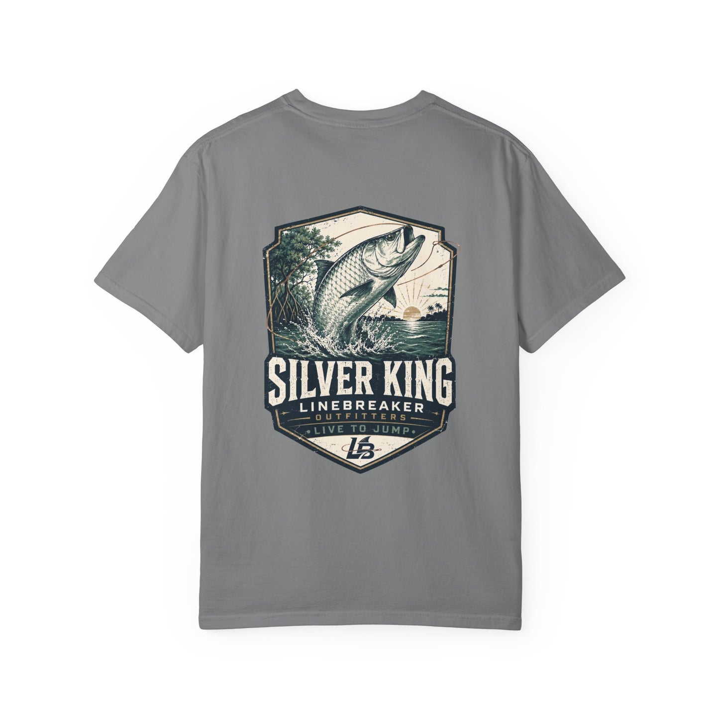 Silver King Fishing T-Shirt — Linebreaker Graphic Tee