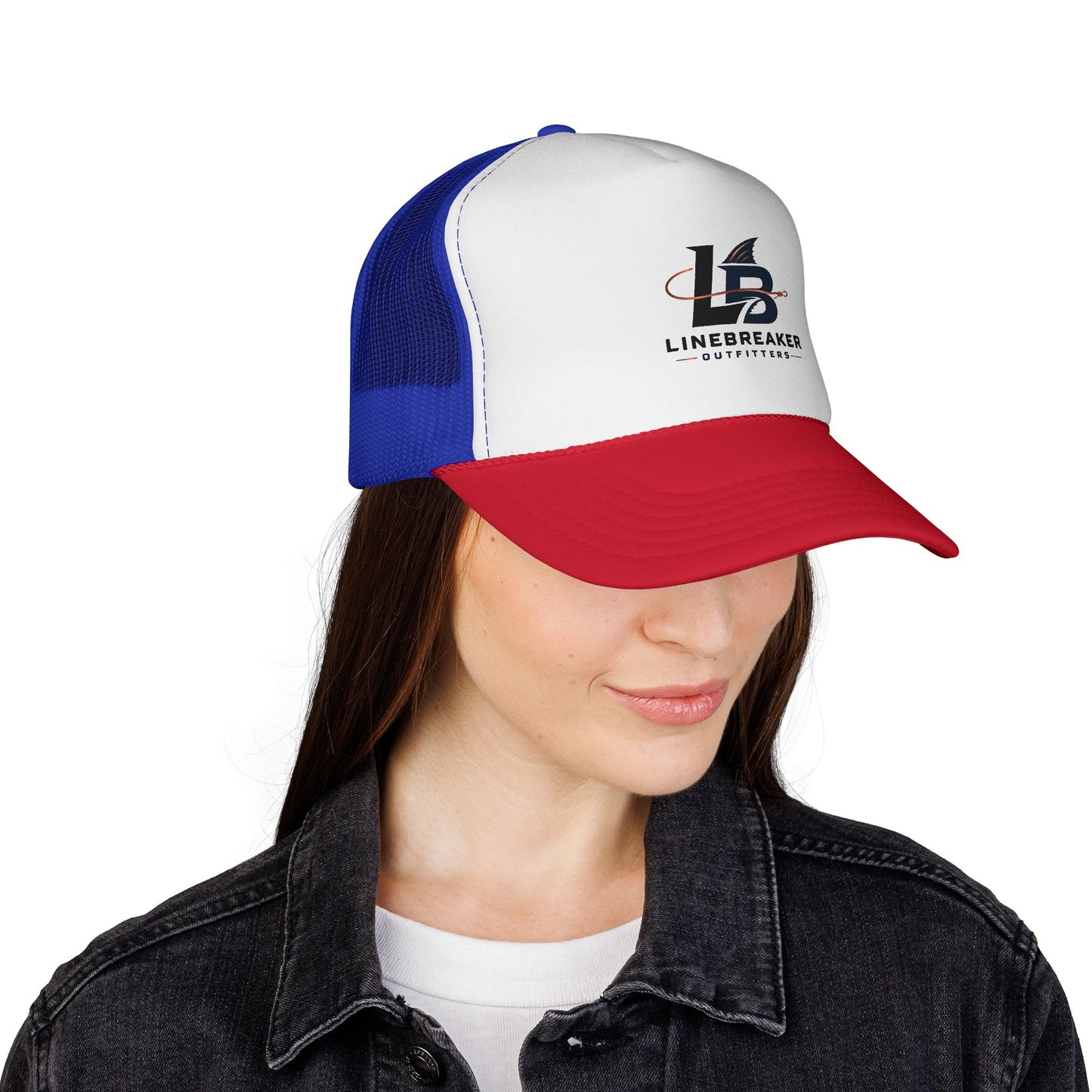 Linebreaker Outfitters Trucker Cap – Surf Shark Logo Mesh Hat