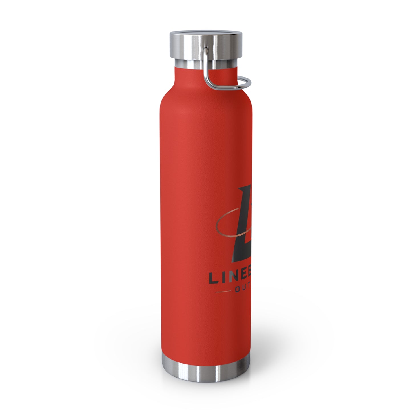 22oz Insulated Water Bottle — Linebreaker Outfitters Logo, Vacuum Copper Lined