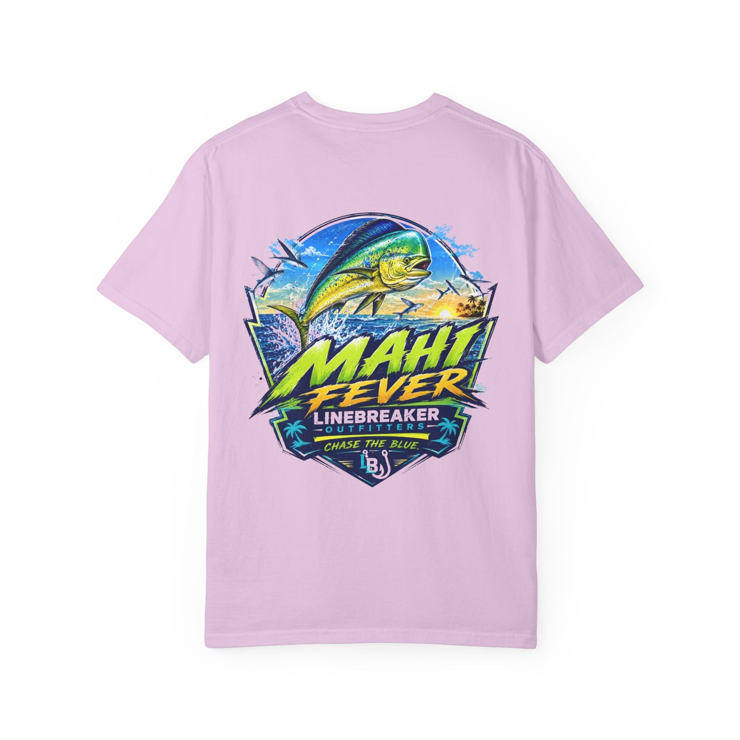 Mahi Fever Graphic T-Shirt — Linebreaker Fishing Logo Tee