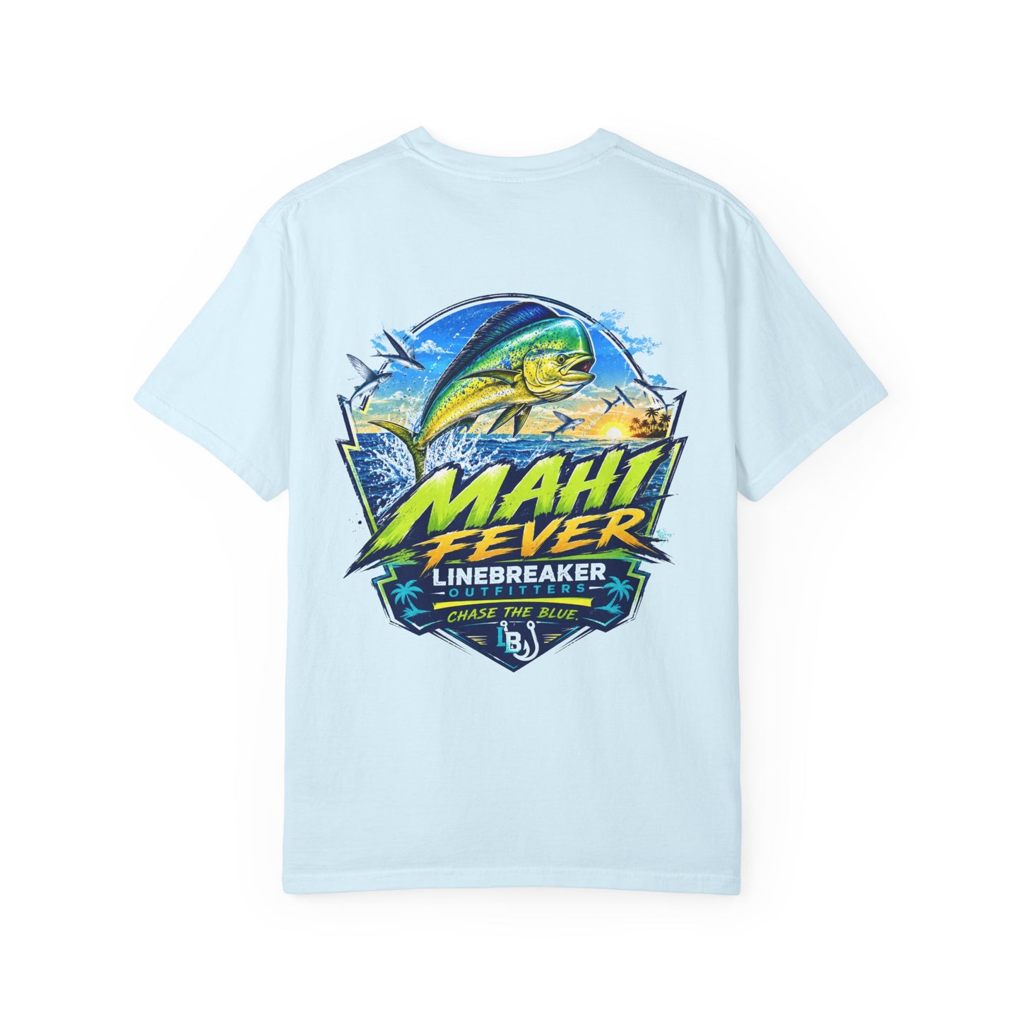 Mahi Fever Graphic T-Shirt — Linebreaker Fishing Logo Tee