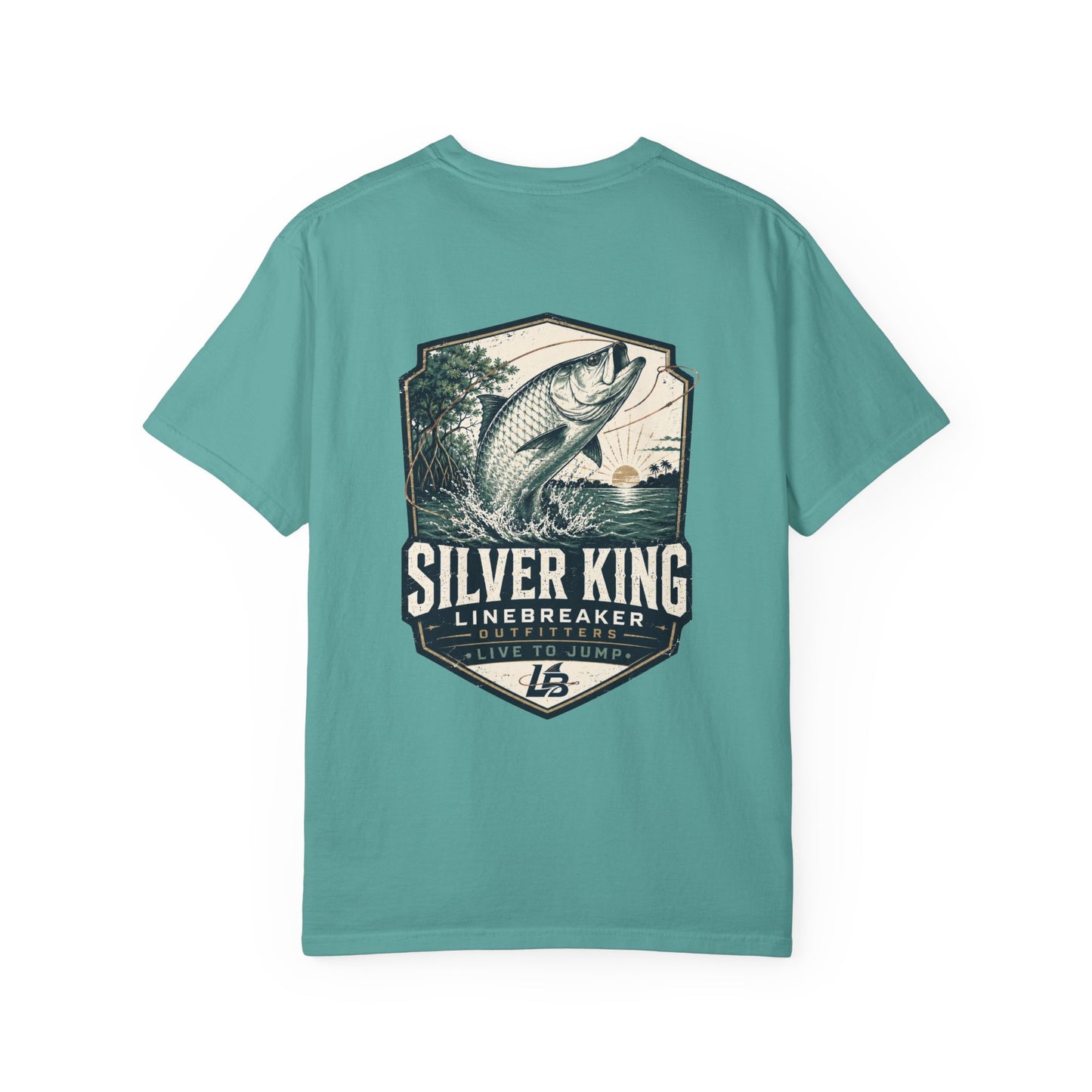 Silver King Fishing T-Shirt — Linebreaker Graphic Tee
