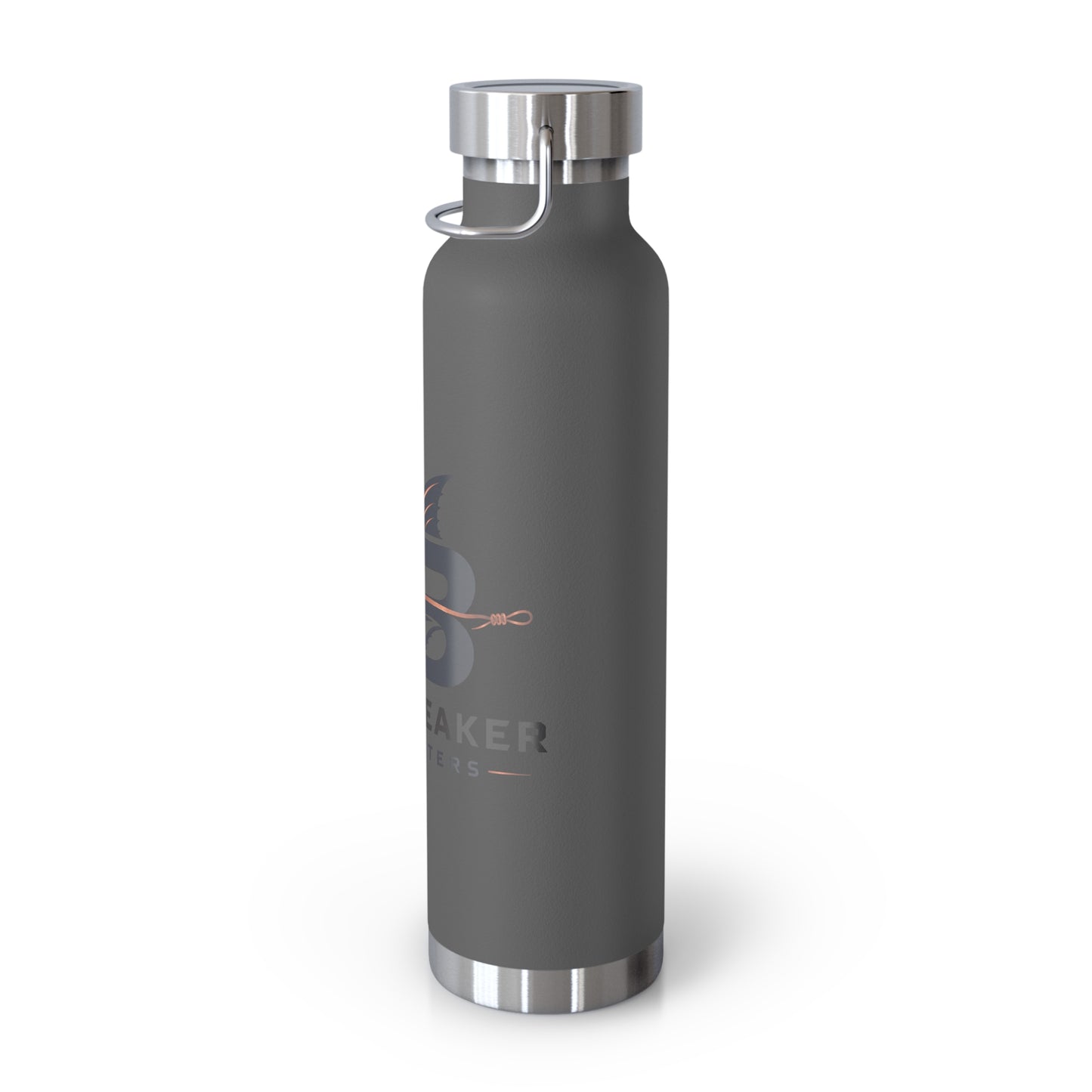 22oz Insulated Water Bottle — Linebreaker Outfitters Logo, Vacuum Copper Lined