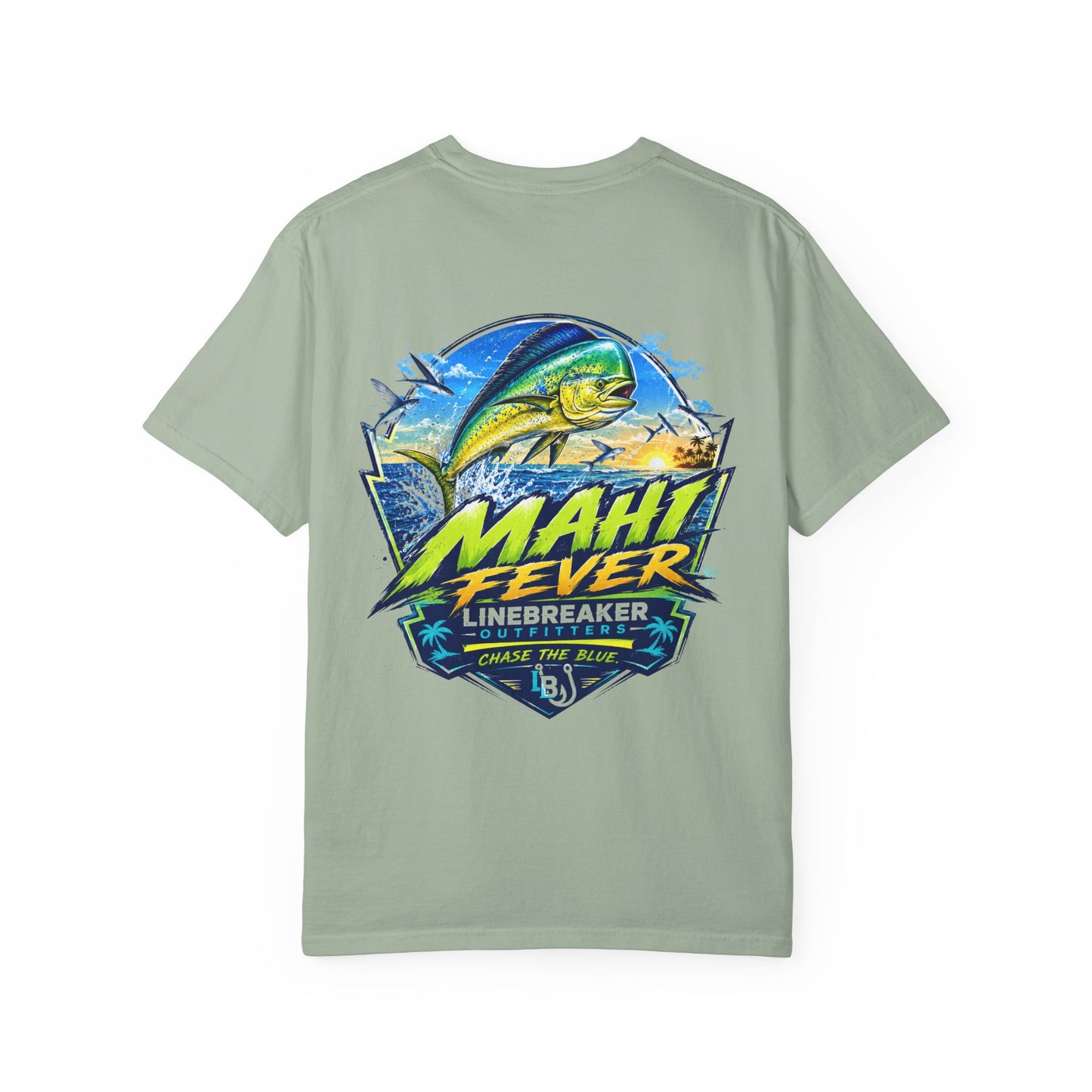 Mahi Fever Graphic T-Shirt — Linebreaker Fishing Logo Tee