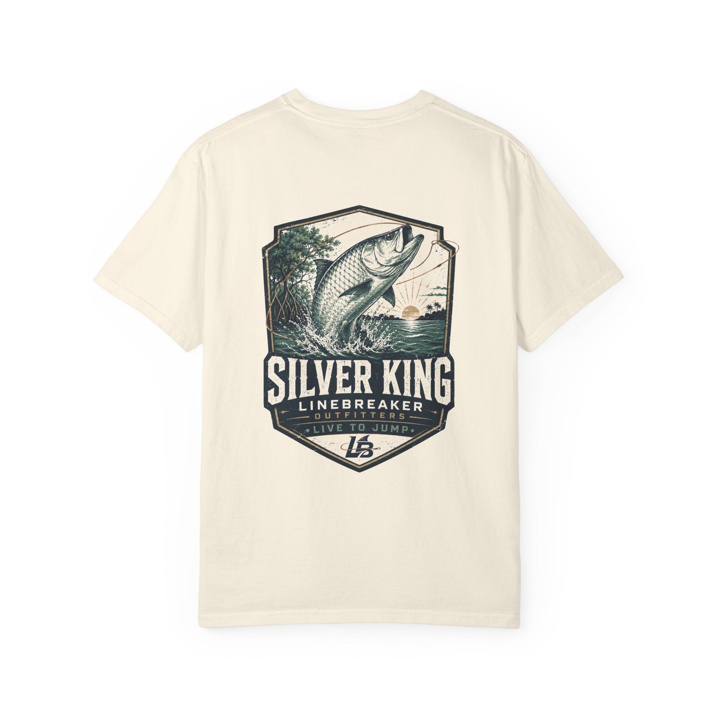 Silver King Fishing T-Shirt — Linebreaker Graphic Tee