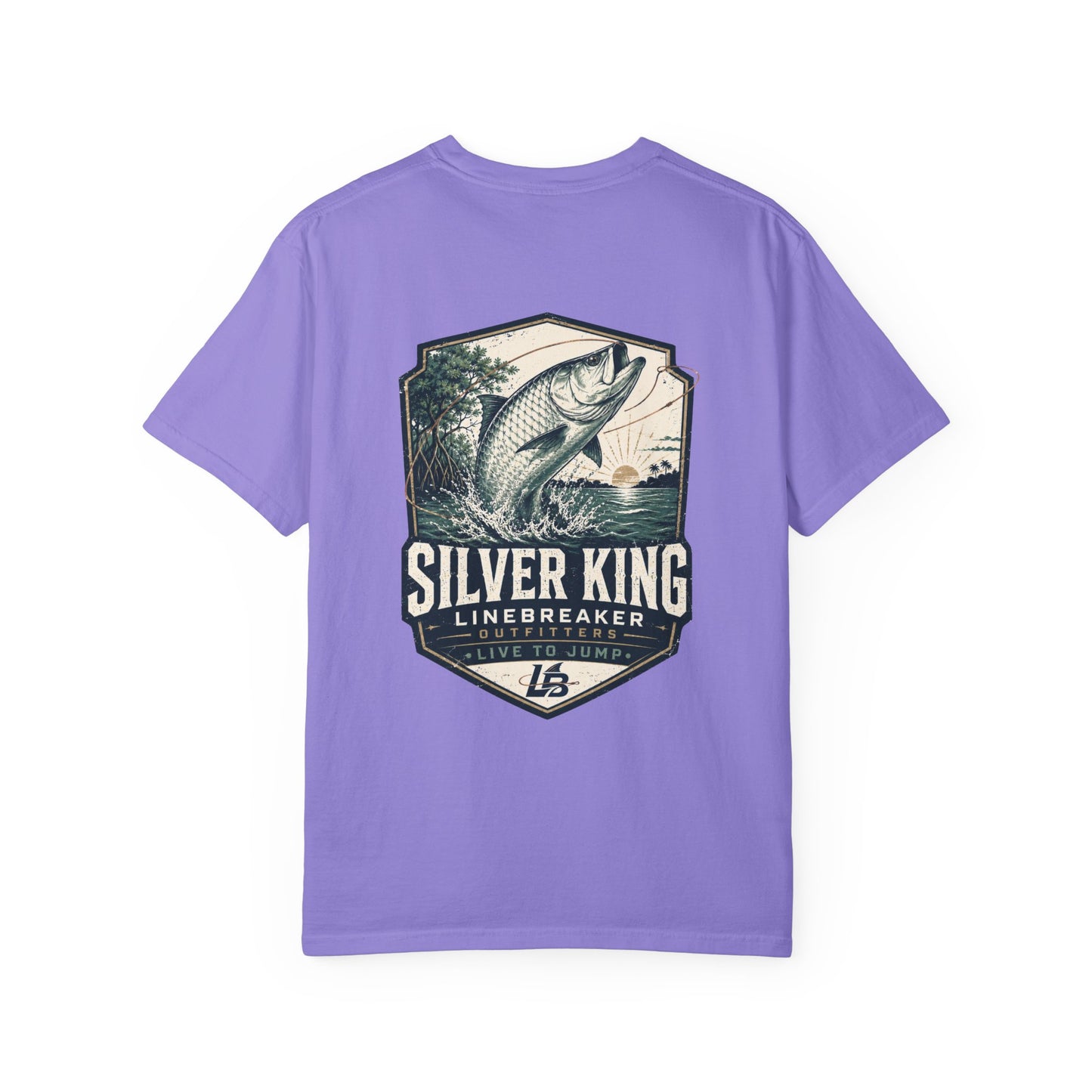 Silver King Fishing T-Shirt — Linebreaker Graphic Tee