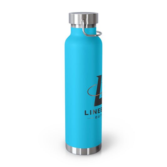 22oz Insulated Water Bottle — Linebreaker Outfitters Logo, Vacuum Copper Lined