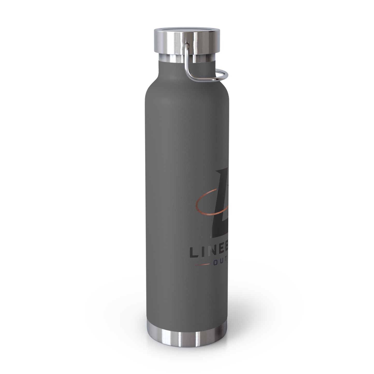 22oz Insulated Water Bottle — Linebreaker Outfitters Logo, Vacuum Copper Lined