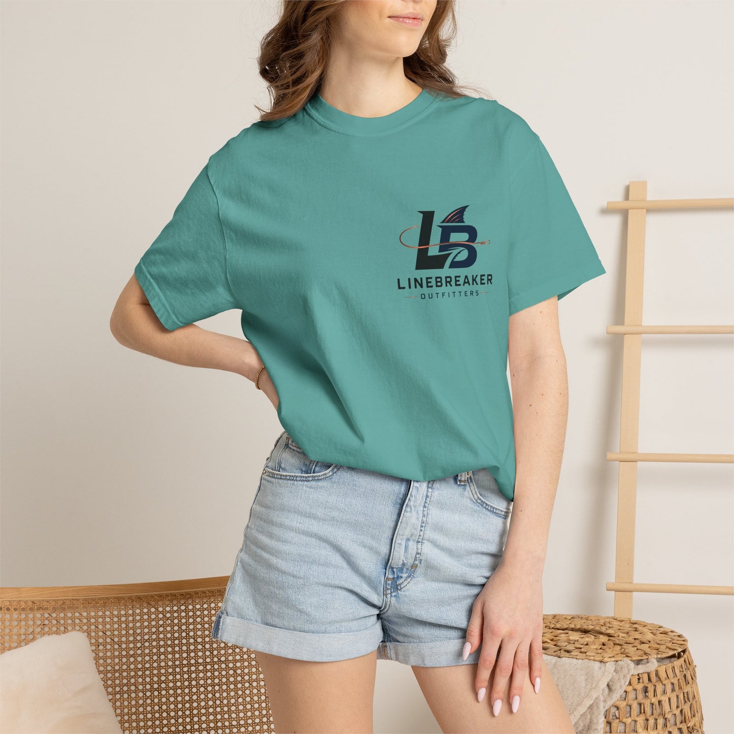 Mahi Fever Graphic T-Shirt — Linebreaker Fishing Logo Tee