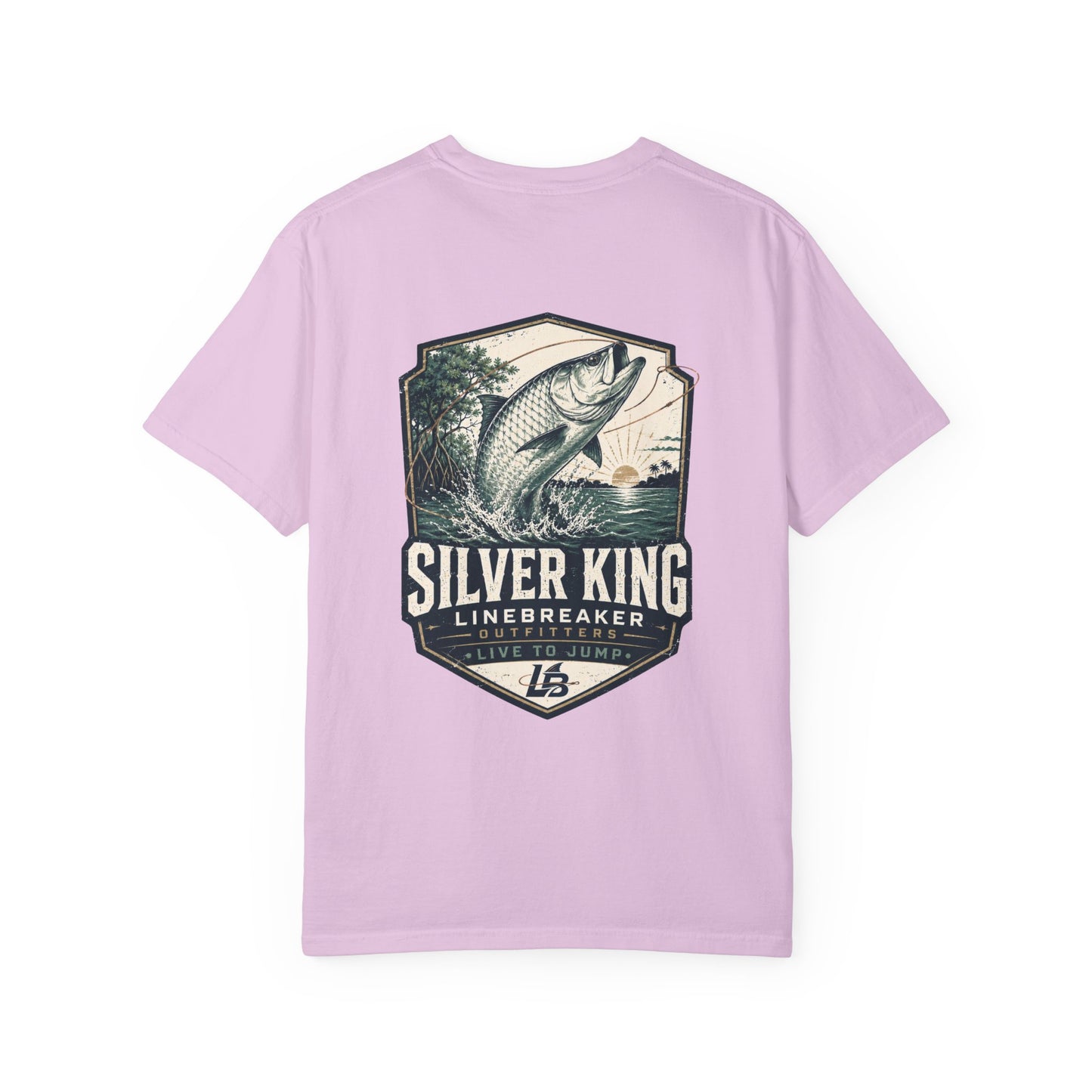 Silver King Fishing T-Shirt — Linebreaker Graphic Tee