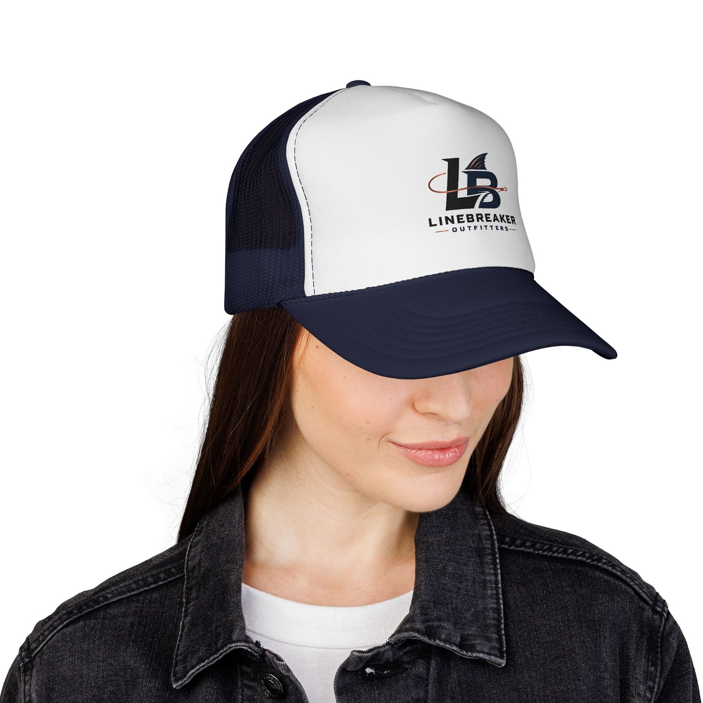 Linebreaker Outfitters Trucker Cap – Surf Shark Logo Mesh Hat