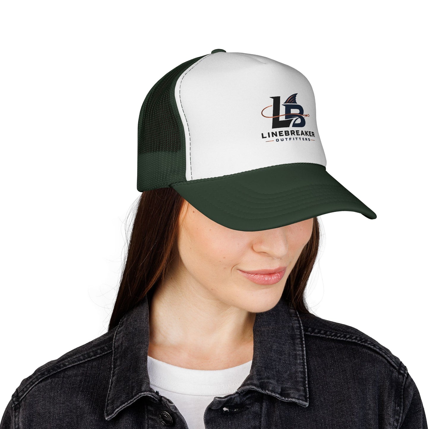 Linebreaker Outfitters Trucker Cap – Surf Shark Logo Mesh Hat