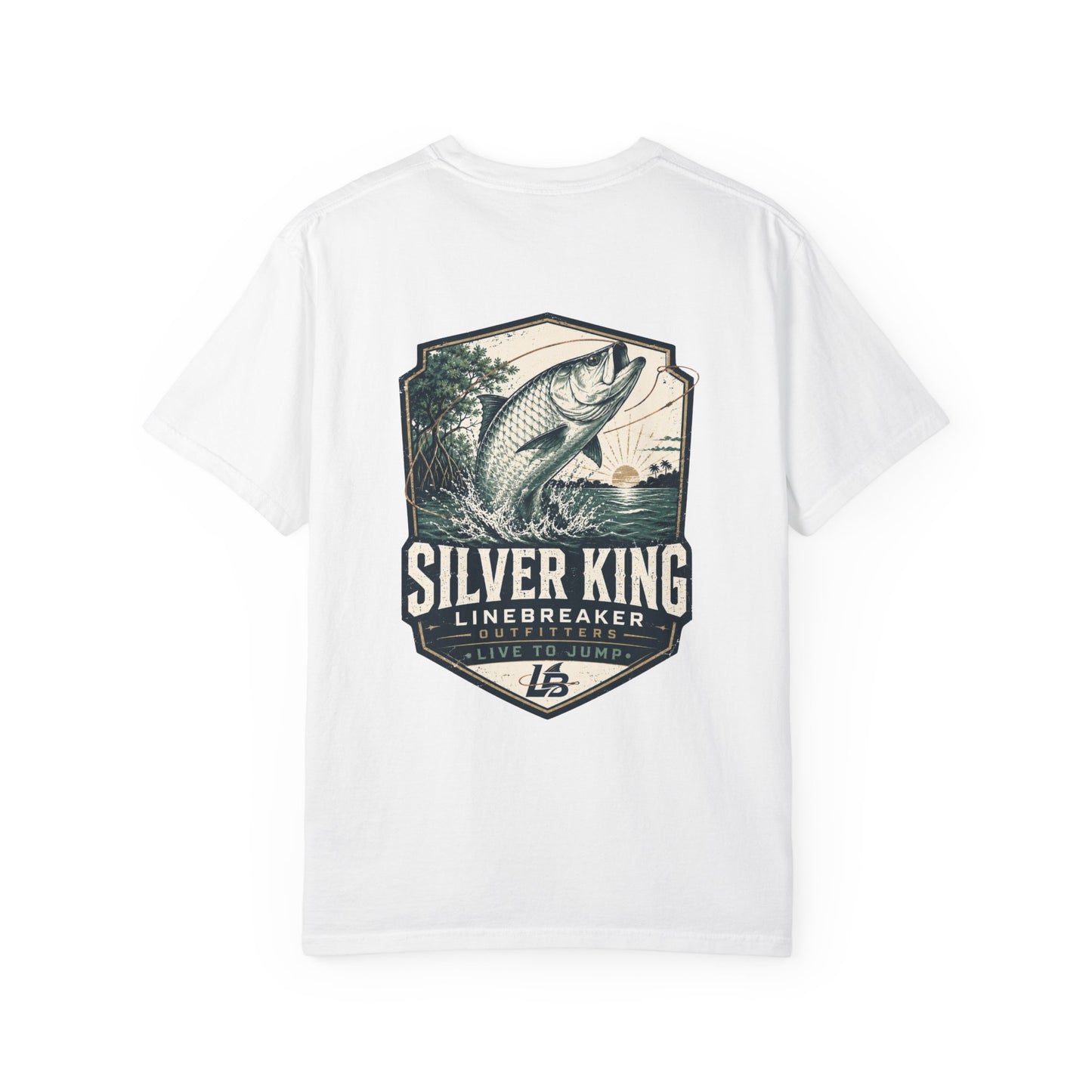 Silver King Fishing T-Shirt — Linebreaker Graphic Tee
