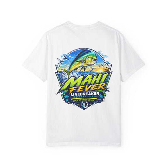 Mahi Fever Graphic T-Shirt — Linebreaker Fishing Logo Tee