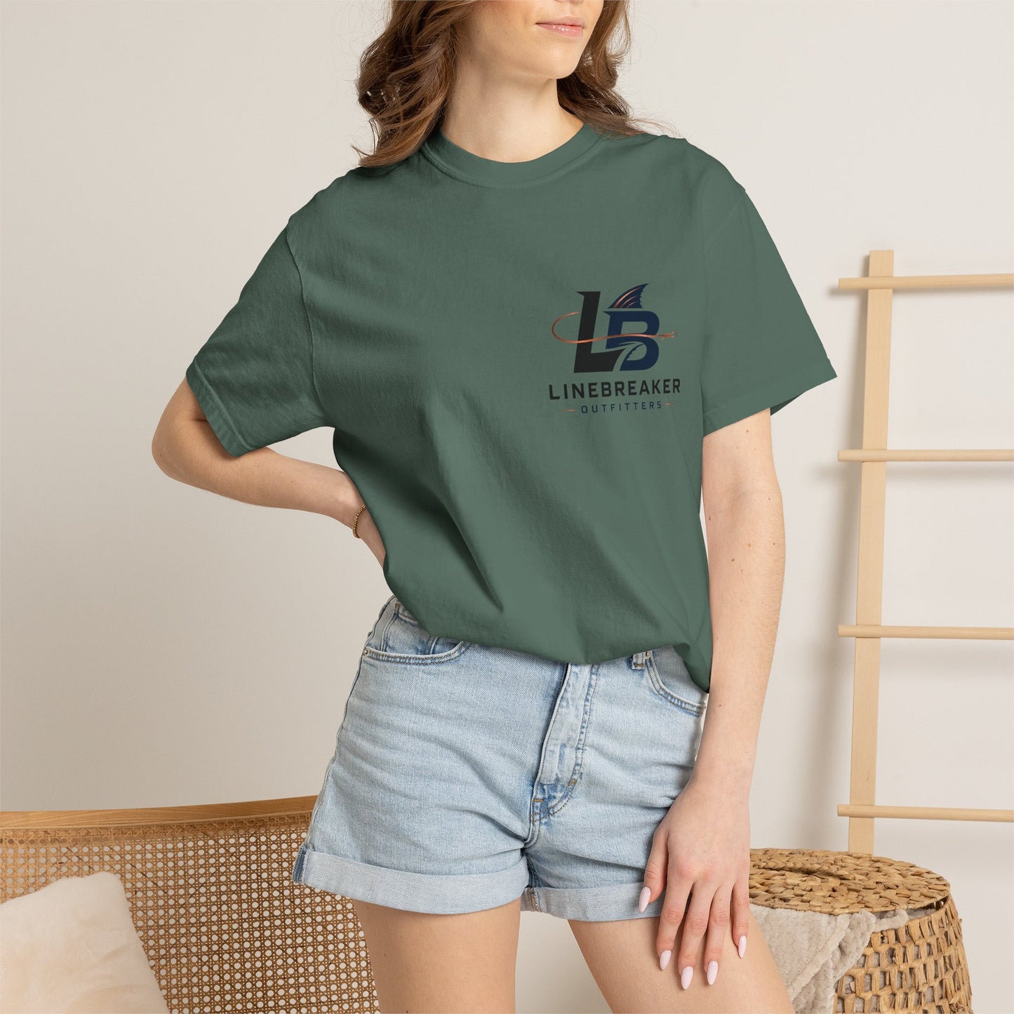 Mahi Fever Graphic T-Shirt — Linebreaker Fishing Logo Tee