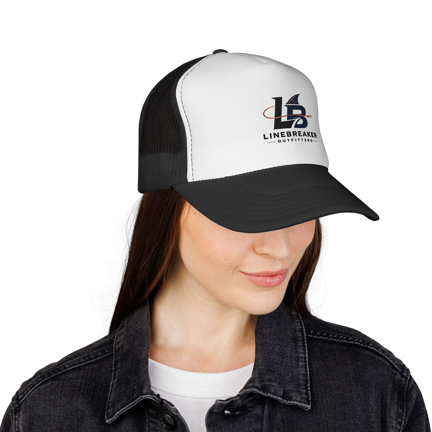 Linebreaker Outfitters Trucker Cap – Surf Shark Logo Mesh Hat